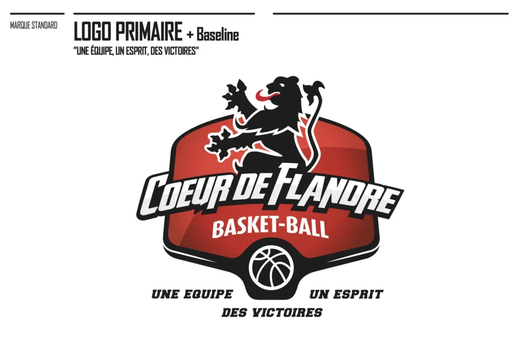 Logo du club Coeur de Flandre Basketball Hazebrouck et baseline
